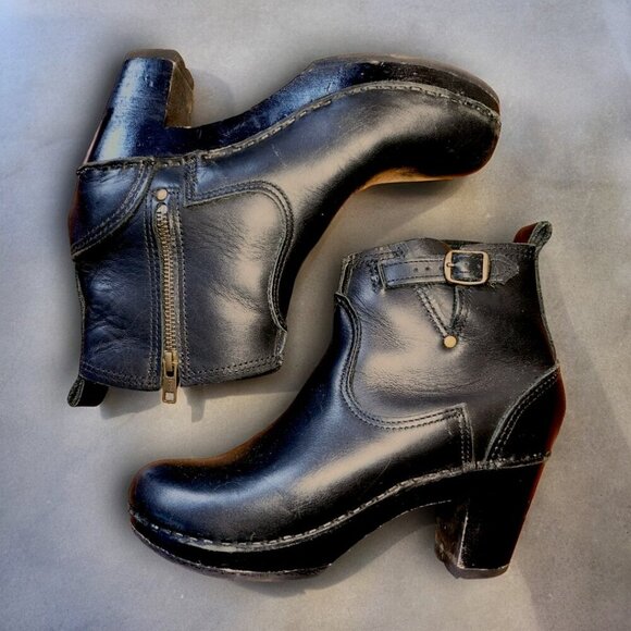 No. 6 Shoes - NO. 6 Black Heeled Ankle Boots